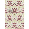 Red Damask Baskılı Halı